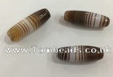 DZI531 10*28mm drum tibetan agate dzi beads wholesale