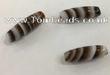 DZI532 10*28mm drum tibetan agate dzi beads wholesale