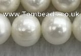 FWP103 15 inches 9mm - 10mm potato white freshwater pearl strands