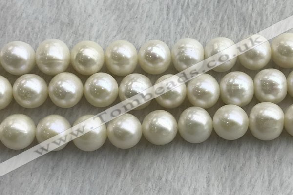 FWP127 15 inches 11mm - 12mm potato white freshwater pearl strands