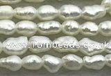 FWP150 14.5 inches 1.8mm - 2mm rice white freshwater pearl strands