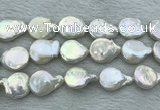 FWP394 15 inches 14mm - 16mm coin freshwater pearl beads