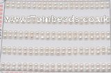 FWP450 half-drilled 3-3.5mm bread freshwater pearl beads