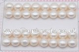 FWP465 half-drilled 10.5-11mm bread freshwater pearl beads