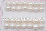 FWP468 half-drilled 12-12.5mm bread freshwater pearl beads