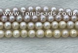 FWP93 15 inches 8mm - 9mm potato purple freshwater pearl strands
