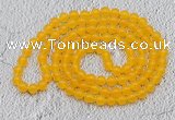 GMN06 Hand-knotted 8mm candy jade 108 beads mala necklaces