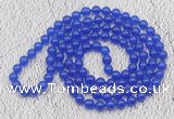 GMN11 Hand-knotted 8mm candy jade 108 beads mala necklaces