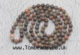 GMN422 Hand-knotted 8mm, 10mm ocean agate 108 beads mala necklaces