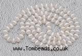 GMN430 Hand-knotted 8mm, 10mm faceted tibetan agate 108 beads mala necklaces