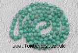 GMN440 Hand-knotted 8mm, 10mm peafowl agate 108 beads mala necklaces