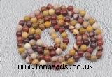 GMN467 Hand-knotted 8mm, 10mm mookaite 108 beads mala necklaces