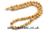 GMN7835 18 - 36 inches 8mm, 10mm round grade A golden tiger eye beaded necklaces