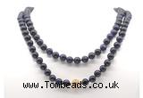 GMN8054 18 - 36 inches 8mm, 10mm purple tiger eye 54, 108 beads mala necklaces