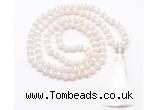 GMN8488 8mm, 10mm Tibetan agate 27, 54, 108 beads mala necklace with tassel