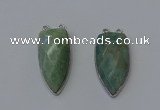 NGC5146 16*35mm - 18*40mm arrowhead amazonite connectors