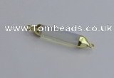 NGC5948 8*40mm tube opal connectors wholesale