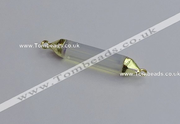 NGC5948 8*40mm tube opal connectors wholesale