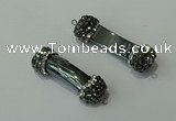 NGC6516 13*40mm hematite connectors wholesale