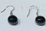 NGE429 10*10mm teardrop gemstone earrings wholesale