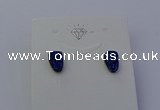 NGE5112 5*8mm freeform plated druzy quartz earrings wholesale