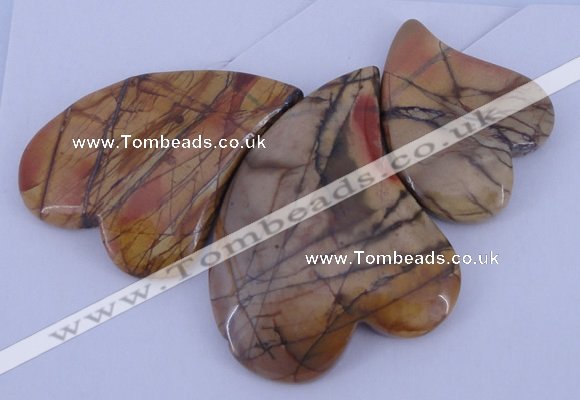 NGP08 Picasso jasper gemstone pendants set jewelry wholesale