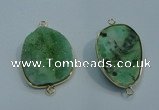 NGP1051 20*30mm - 25*35mm freeform druzy agate beads pendant