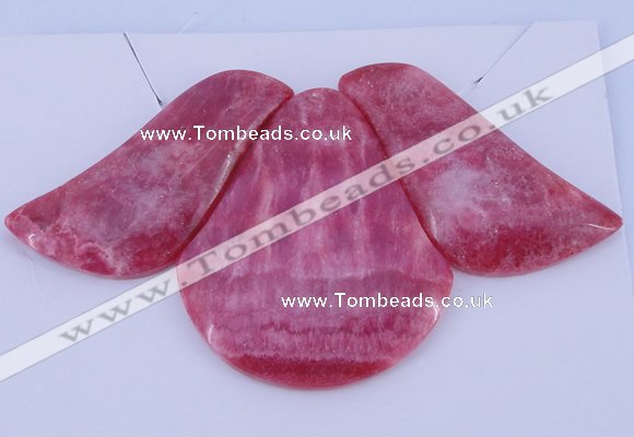 NGP112 Dyed rhodochrosite gemstone pendants set jewelry wholesale