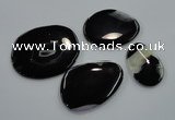 NGP1174 30*50mm - 50*65mm freeform agate gemstone pendants wholesale