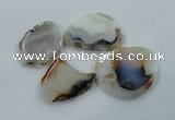 NGP1179 40*55mm - 50*75mm freeform agate gemstone pendants wholesale