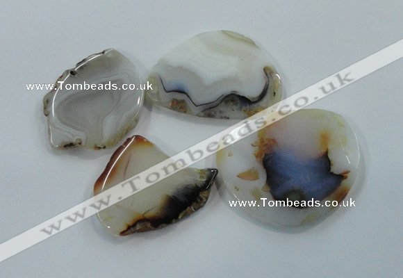 NGP1179 40*55mm - 50*75mm freeform agate gemstone pendants wholesale