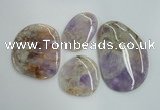 NGP1239 40*50mm - 60*80mm freeform lavender amethyst pendants wholesale