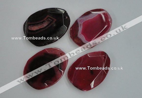 NGP1241 40*50mm - 45*55mm freeform agate gemstone pendants wholesale