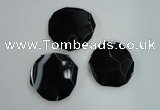 NGP1242 40*50mm - 45*55mm freeform agate gemstone pendants wholesale