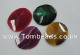 NGP1251 40*50mm - 55*60mm freeform agate gemstone pendants wholesale