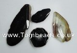 NGP1259 30*45mm - 50*80mm freeform agate gemstone pendants wholesale