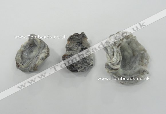 NGP1325 30*40mm - 50*60mm freeform agate gemstone pendants wholesale