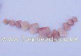 NGP133 Fashion pink opal gemstone pendants set jewelry wholesale