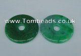 NGP1373 7*50mm - 8*55mm donut agate gemstone pendants