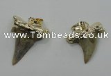 NGP1457 15*20mm - 20*30mm shark teeth pendants wholesale