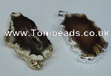 NGP1474 30*40mm - 40*50mm freeform agate gemstone pendants