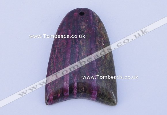 NGP150 2pcs 30*40mm fashion long spar stone pendants