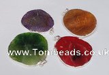 NGP1539 45*55mm - 50*60mm freeform agate gemstone pendants