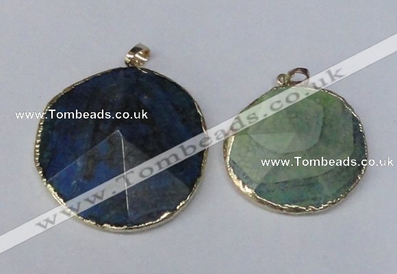 NGP1692 30*35mm - 35*40mm freeform agate gemstone pendants