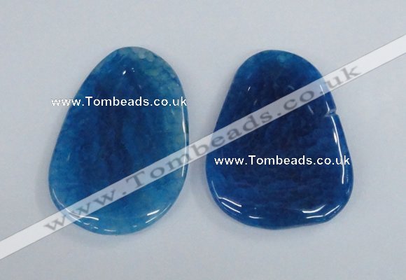 NGP1867 40*52mm - 40*58mm freeform agate gemstone pendants