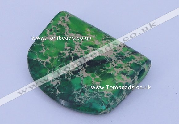 NGP193 9*30*40mm dyed imperial jasper gemstone pendant jewelry