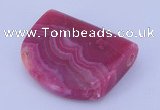 NGP198 12*34*45mm dyed rhodochrosite gemstone pendant wholesale