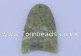 NGP202 30*42mm fashion peridot gemstone pendant jewelry wholesale