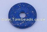 NGP217 5*30mm fashion dyed lapis lazuli gemstone donut pendant