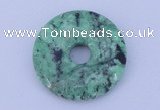 NGP219 5*30mm fashion african turquoise gemstone donut pendant